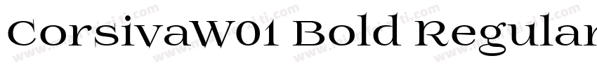 CorsivaW01 Bold Regular字体转换